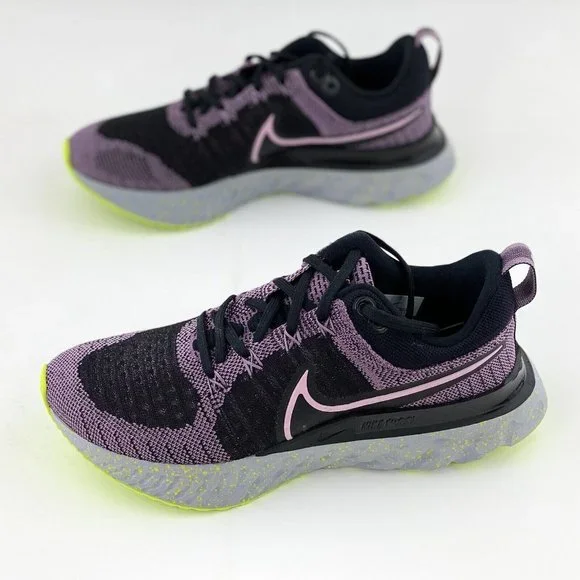 Nike Infinity React Flyknit 2 Violet Dust Women's Sneakers Purple - Picture 2 of 12